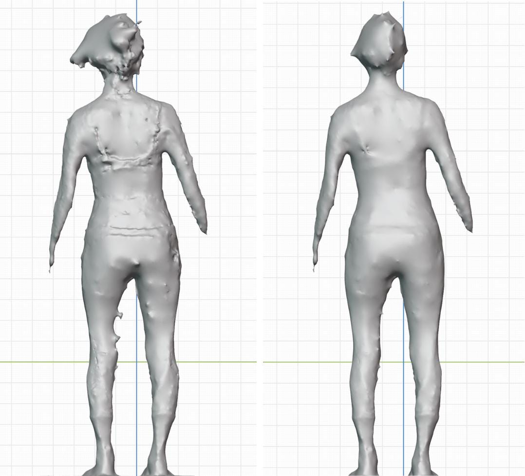3D Body Scan + Cleanup (Custom Clo3D Avatar)