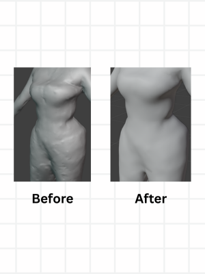 Full Body 3D Scan + Cleanup (Custom Clo3D Avatar)