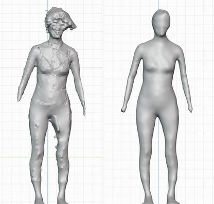 3D Body Scan + Cleanup (Custom Clo3D Avatar)